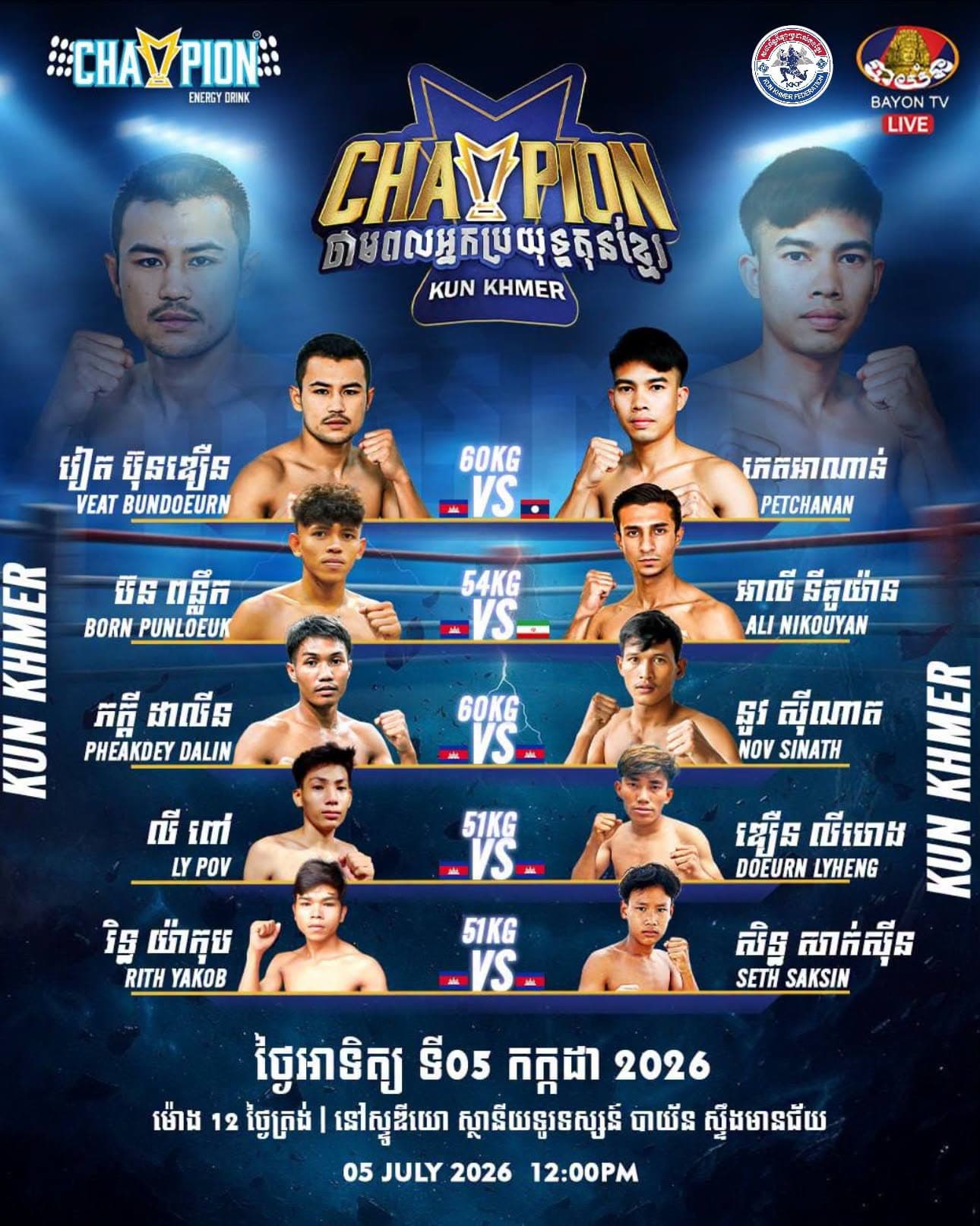 Champion: The Power of Kun Khmer Fighters